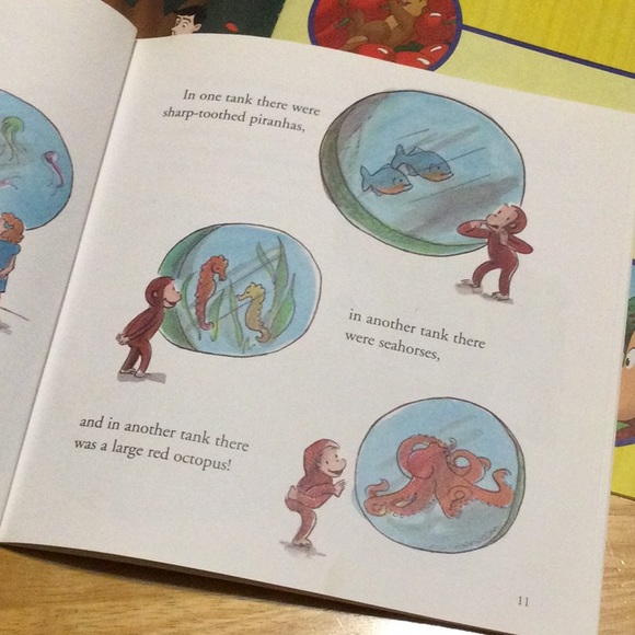 DONATED! 4 Curious George softcover books - Picture 11 of 14